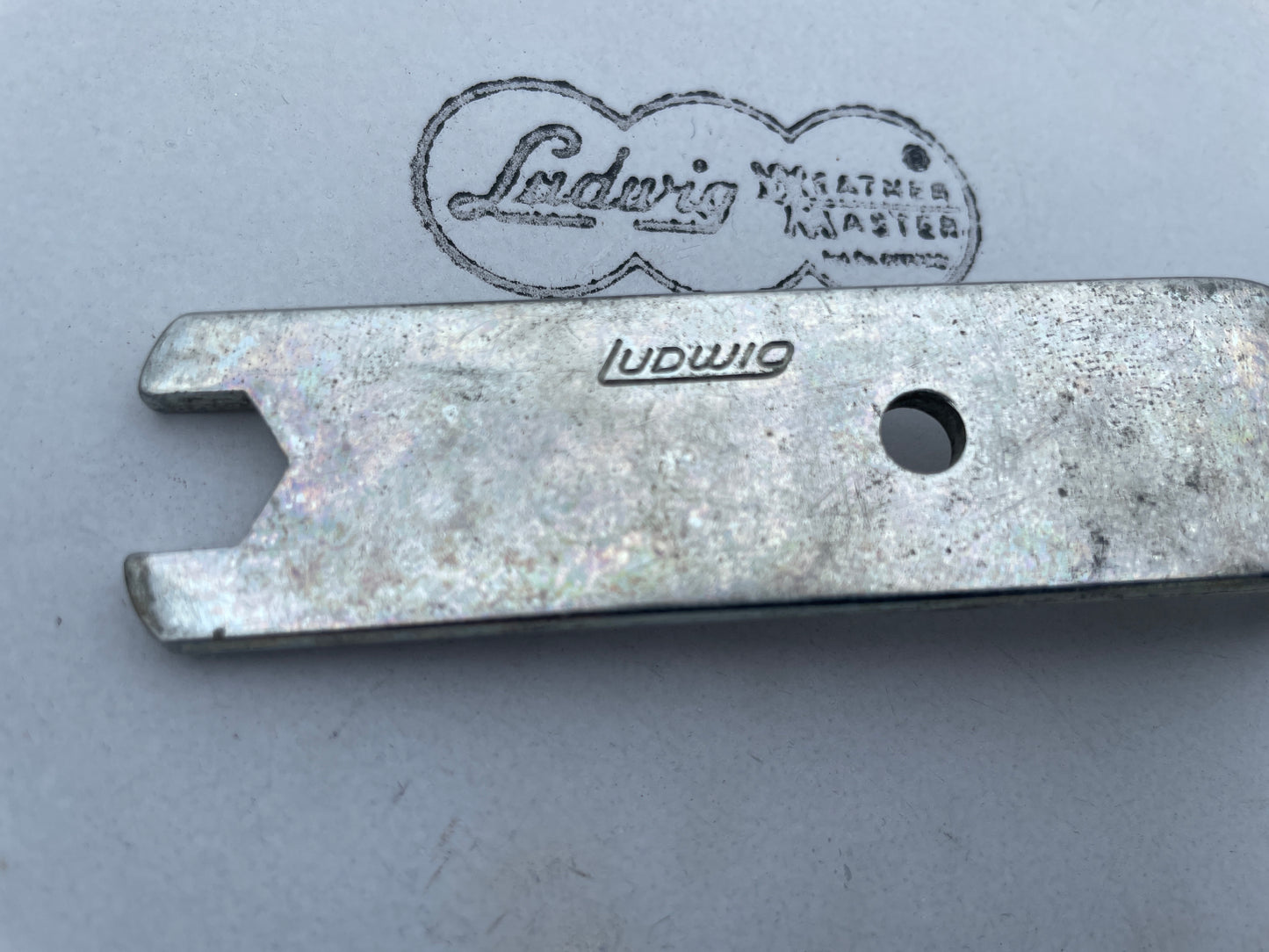 1960s-1970s Ludwig Drum Rail Consolette Hex Wrench Key