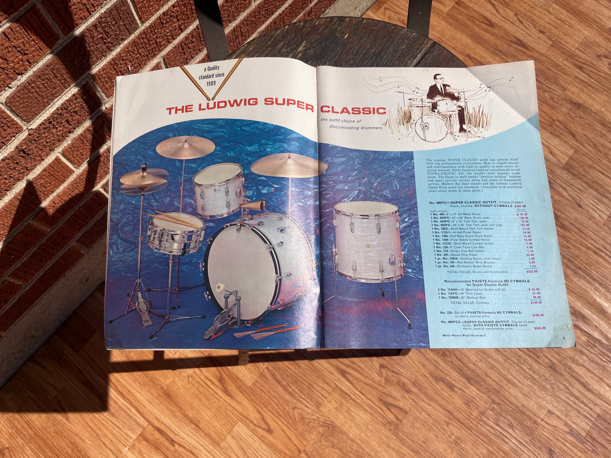 1967 Ludwig Drum & Percussion Catalog 106 Pages Drugan's Drums & Guitars