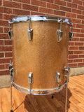 1948-52 Ludwig WFL 16x16 Super Classic Floor Tom Drum Champagne Sparkle