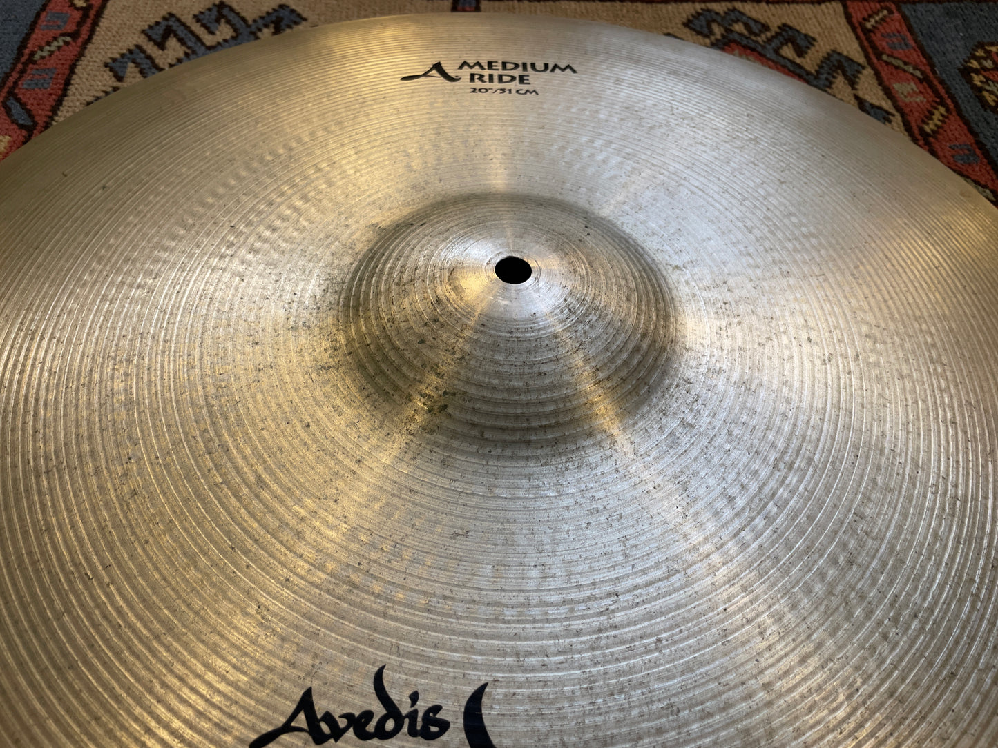 20" Zildjian A Medium Ride Cymbal 2518g A0034