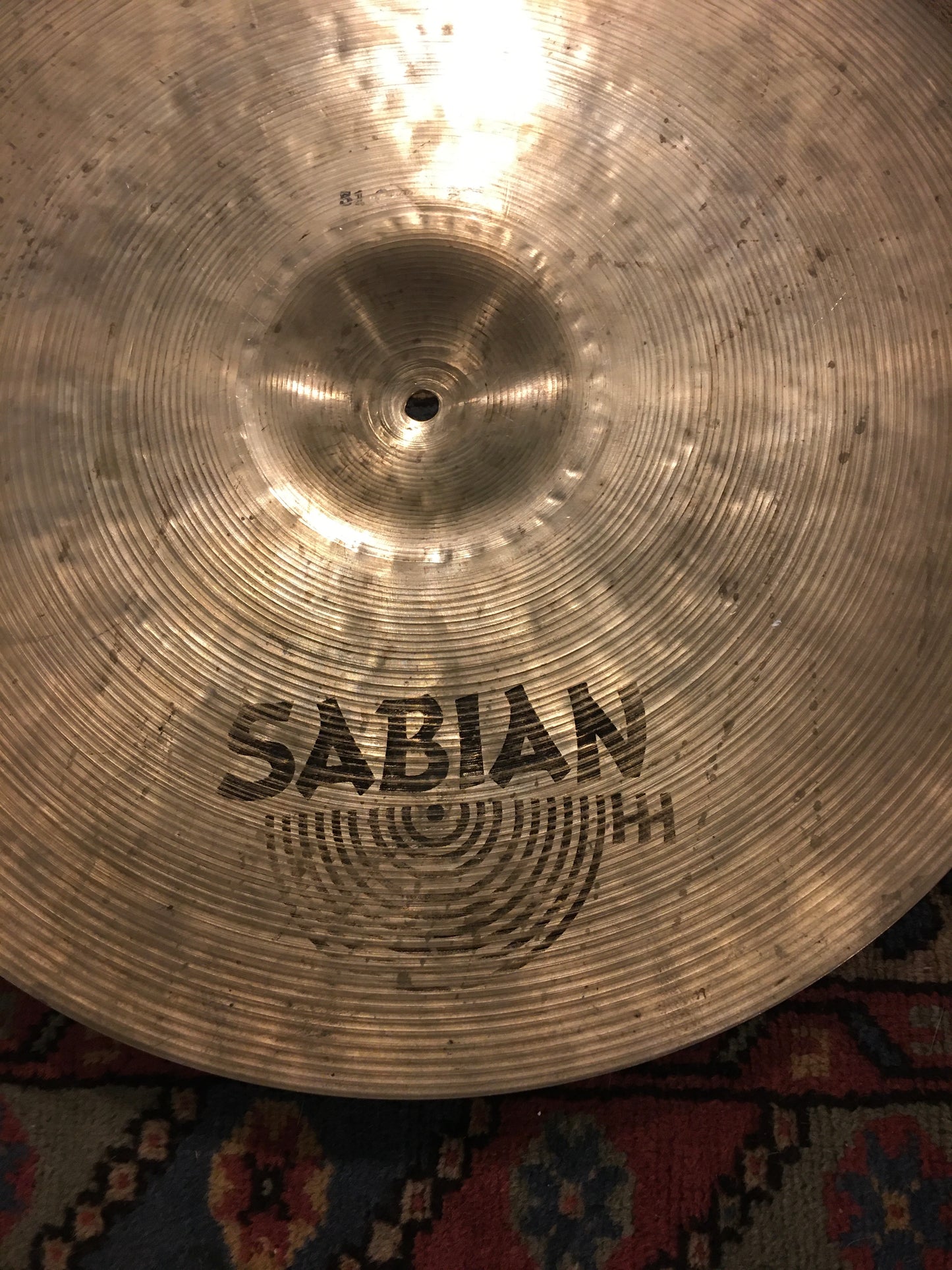 20" Sabian HH 1980s Medium Ride Cymbal 2536g