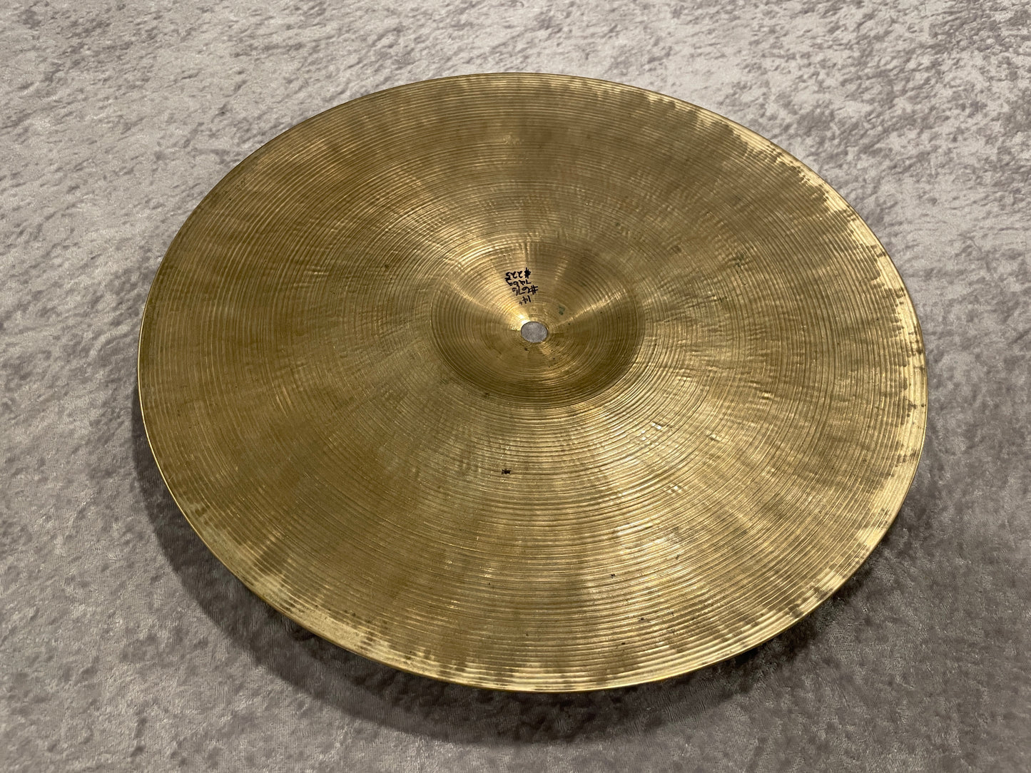 14" Zildjian K Istanbul 1959-66 Hi-Hat Single Cymbal 746g #676