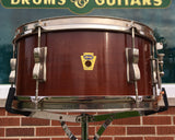 1959 Ludwig Pioneer Transition Badge 6.5X14 Mahogany Snare Drum
