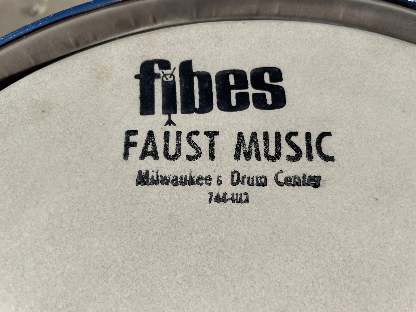 1970s Fibes Fiberglass Drum Set FiVel Red Plush 22/12/13/16