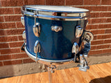 1956-59 Slingerland 2-N Jobbing Outfit Drum Set Blue Sparkle 20/12