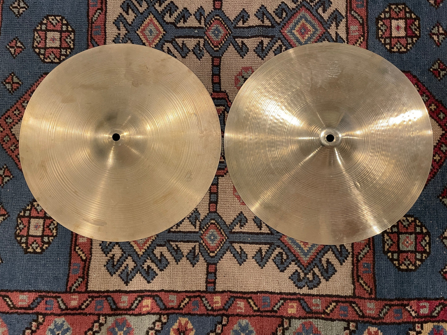 14" Zildjian A 1960s Hi-Hat Cymbal Set 810g/924g #706 *Video Demo*