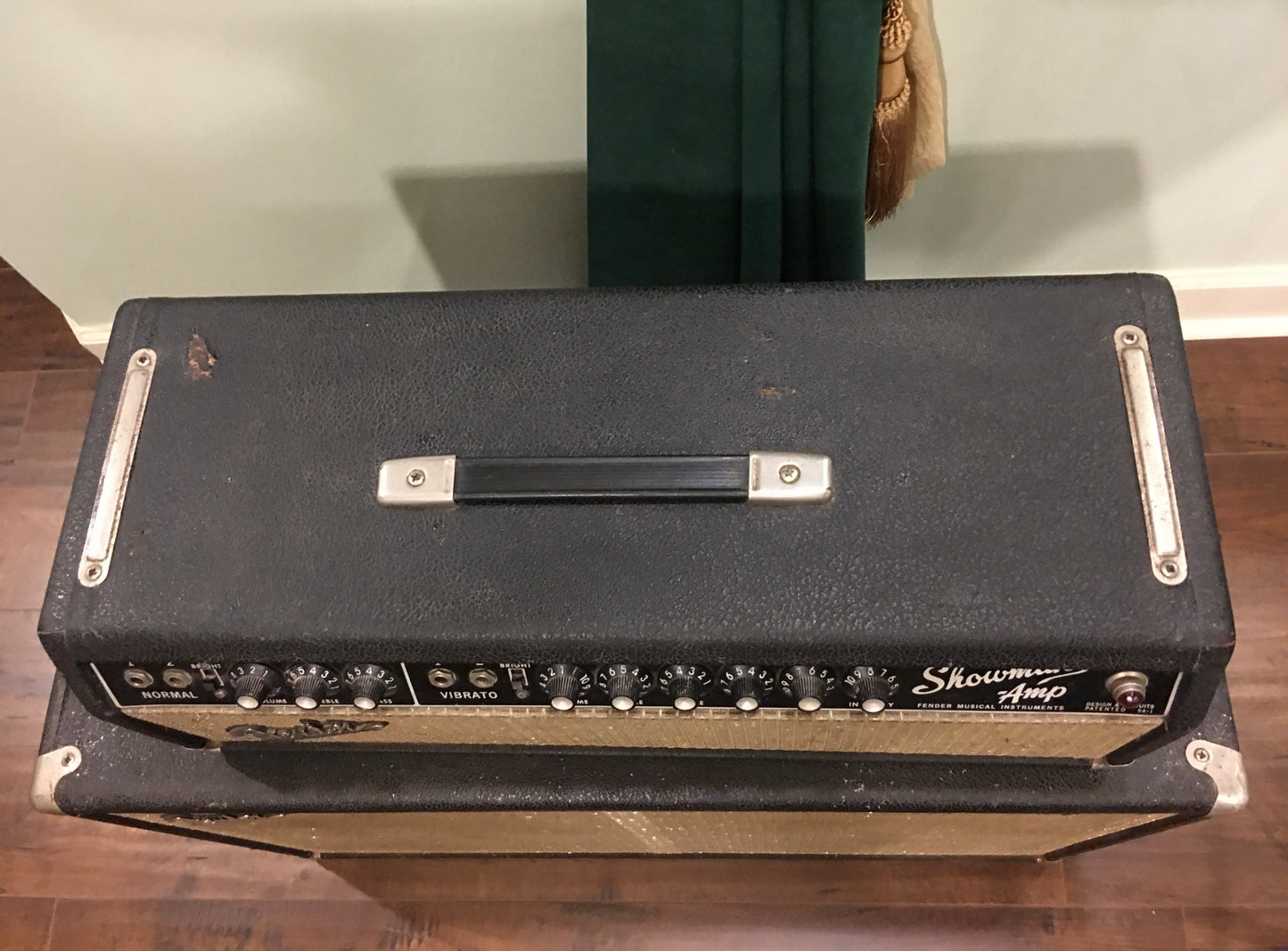 1966 Fender Blackface Showman Amp Head