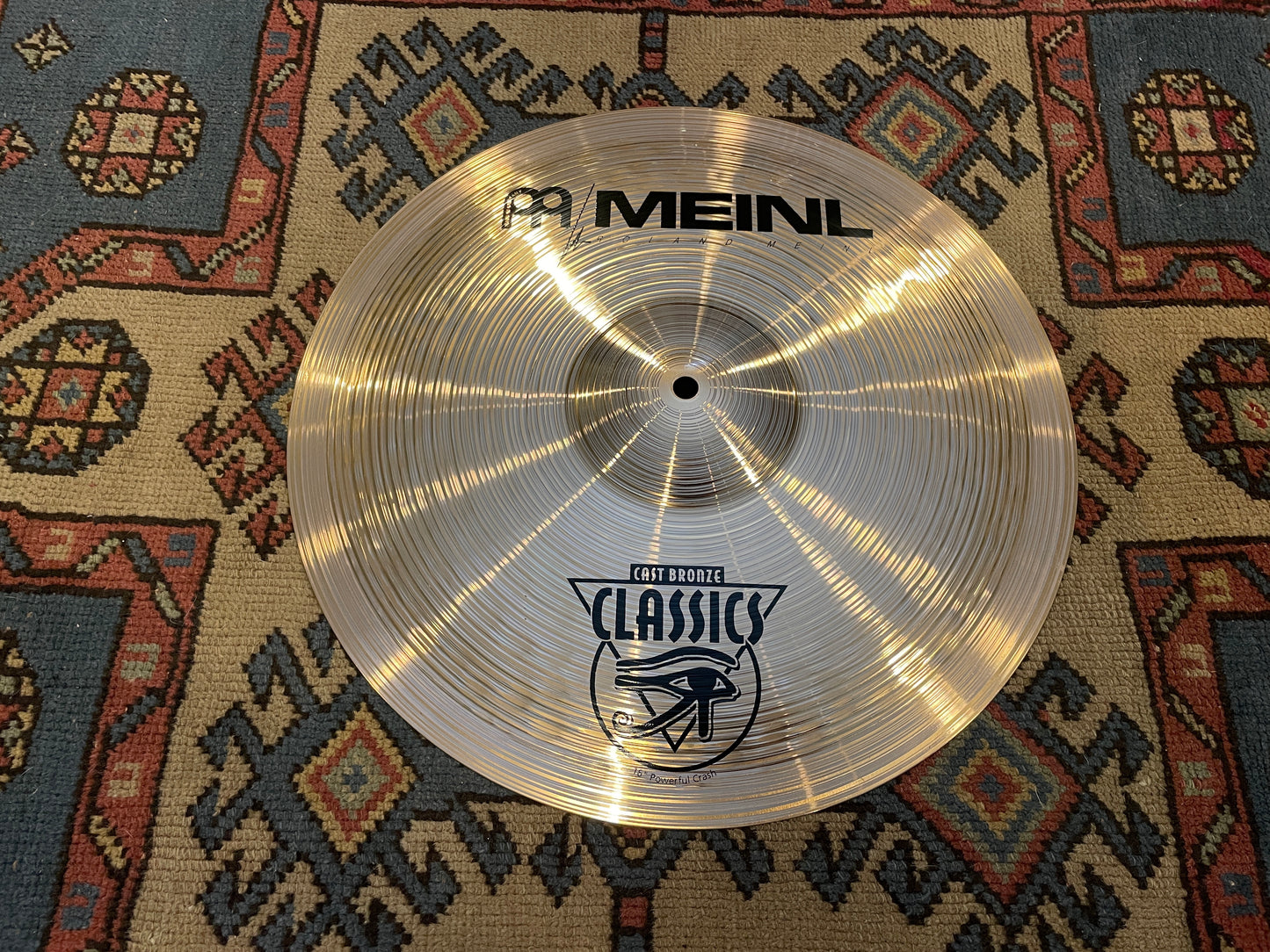 16" Meinl Cast Bronze Classics Powerful Crash Cymbal 1120g
