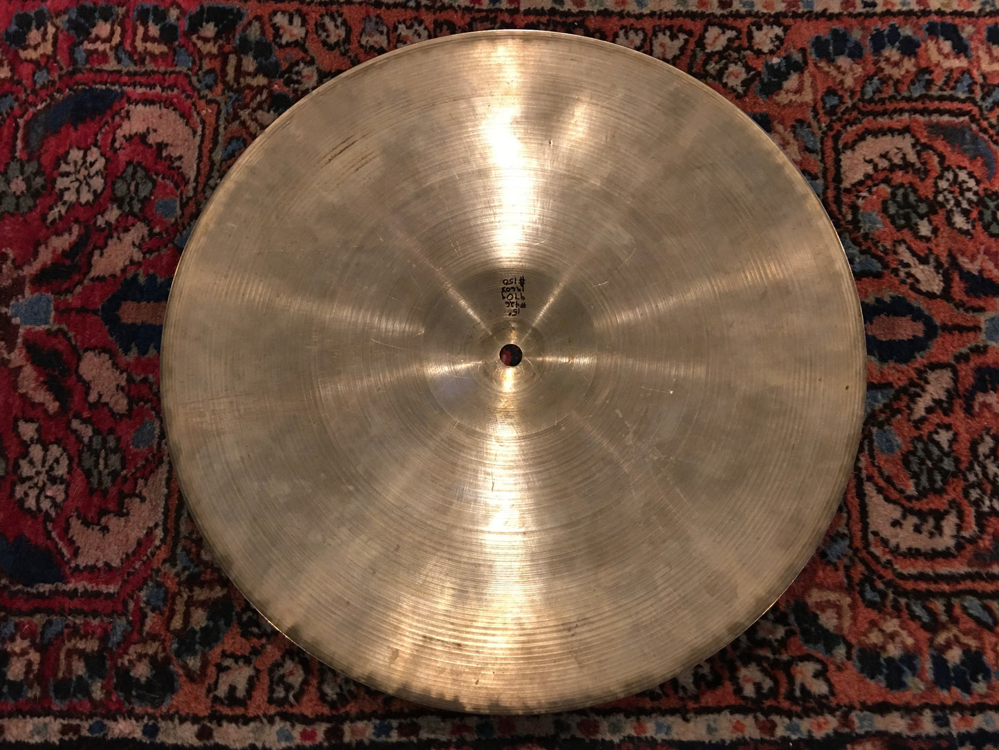 15" Zildjian A 1960s Hi-Hat Single / Crash / Splash Cymbal 970g #426