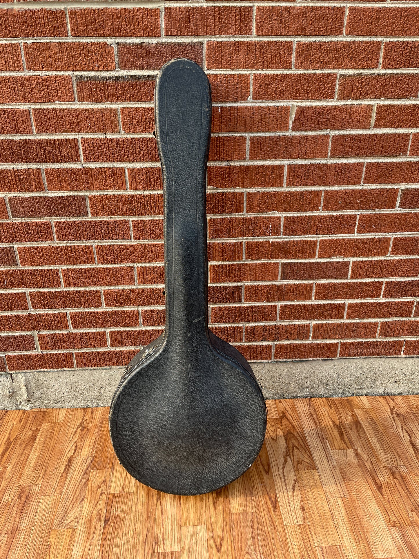 Vintage Plectrum Banjo Hardshell Case w/ Blue Liner