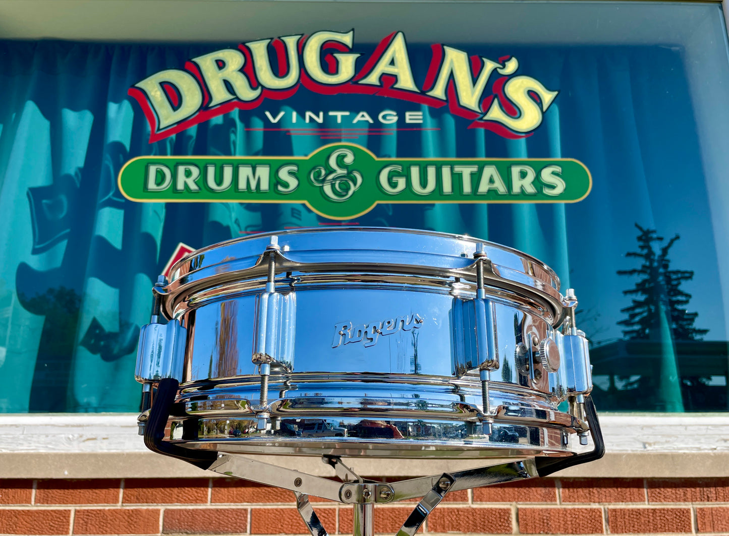 1960s Rogers 5x14 Powertone Snare Drum Cleveland Era COB