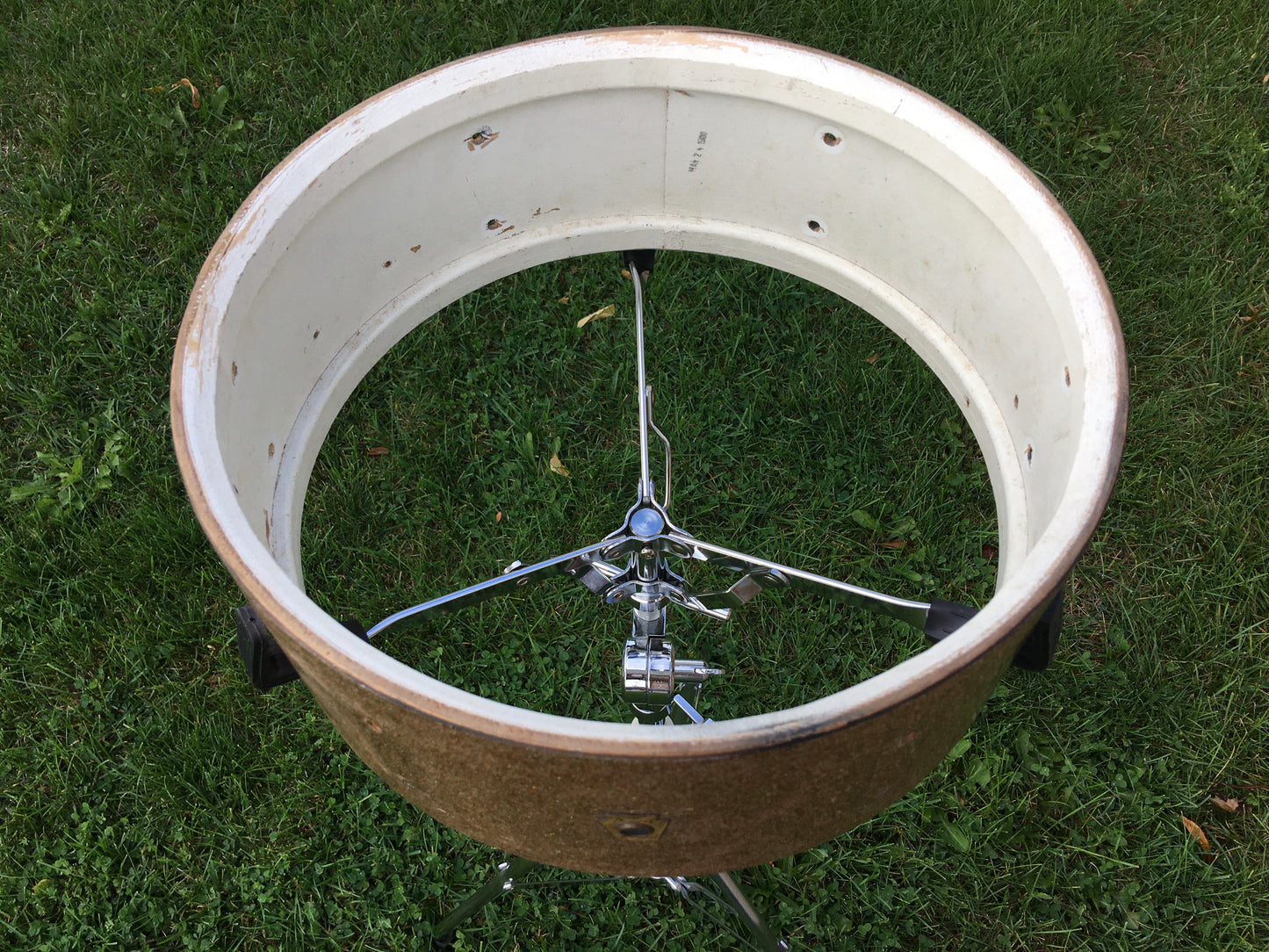 1966 Ludwig Pioneer Snare Drum Shell Champagne Sparkle