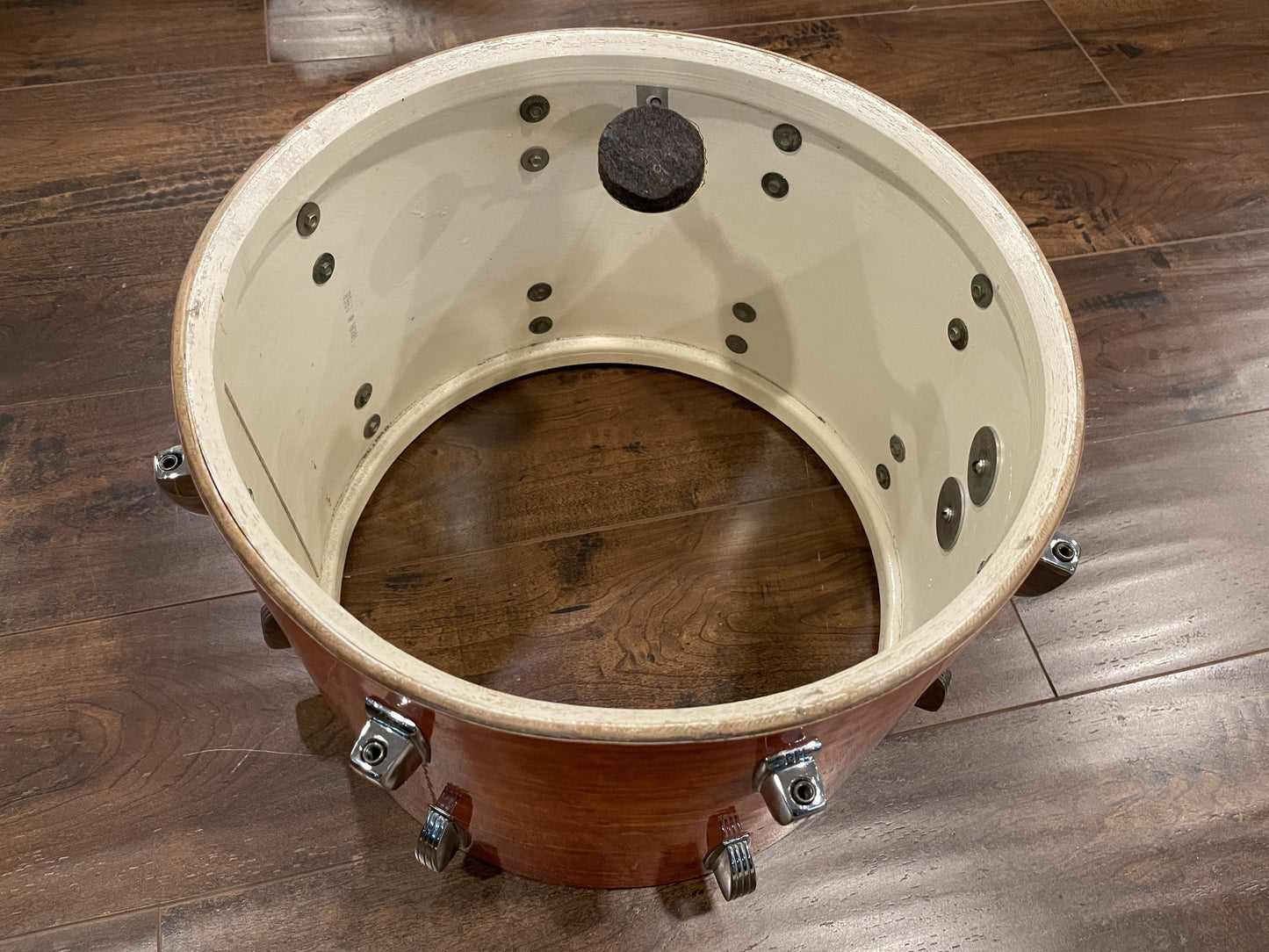 1968 Ludwig 10x14 Tom Drum Mod Orange
