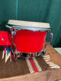 LP Bongos Fiberglass Red Latin Percussion
