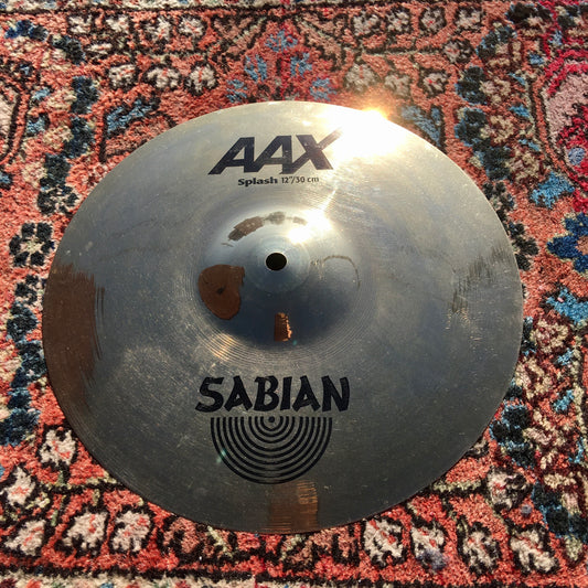 12" Sabian AAX Brilliant Splash Cymbal