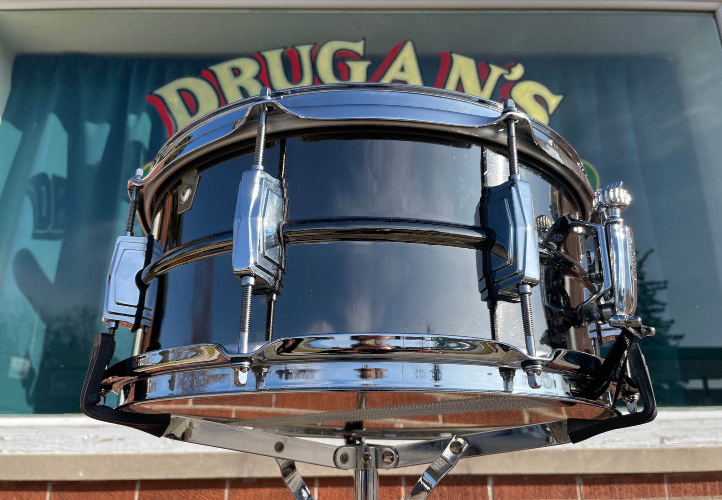 Ludwig 6.5x14 Black Beauty Snare Drum 8-Lug LB415