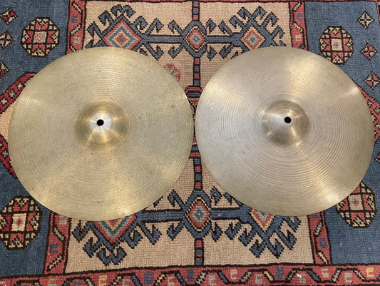 14" Zildjian A 1950s Small Stamp Hi-Hat Cymbal Pair 770g/840g #871 *Video Demo