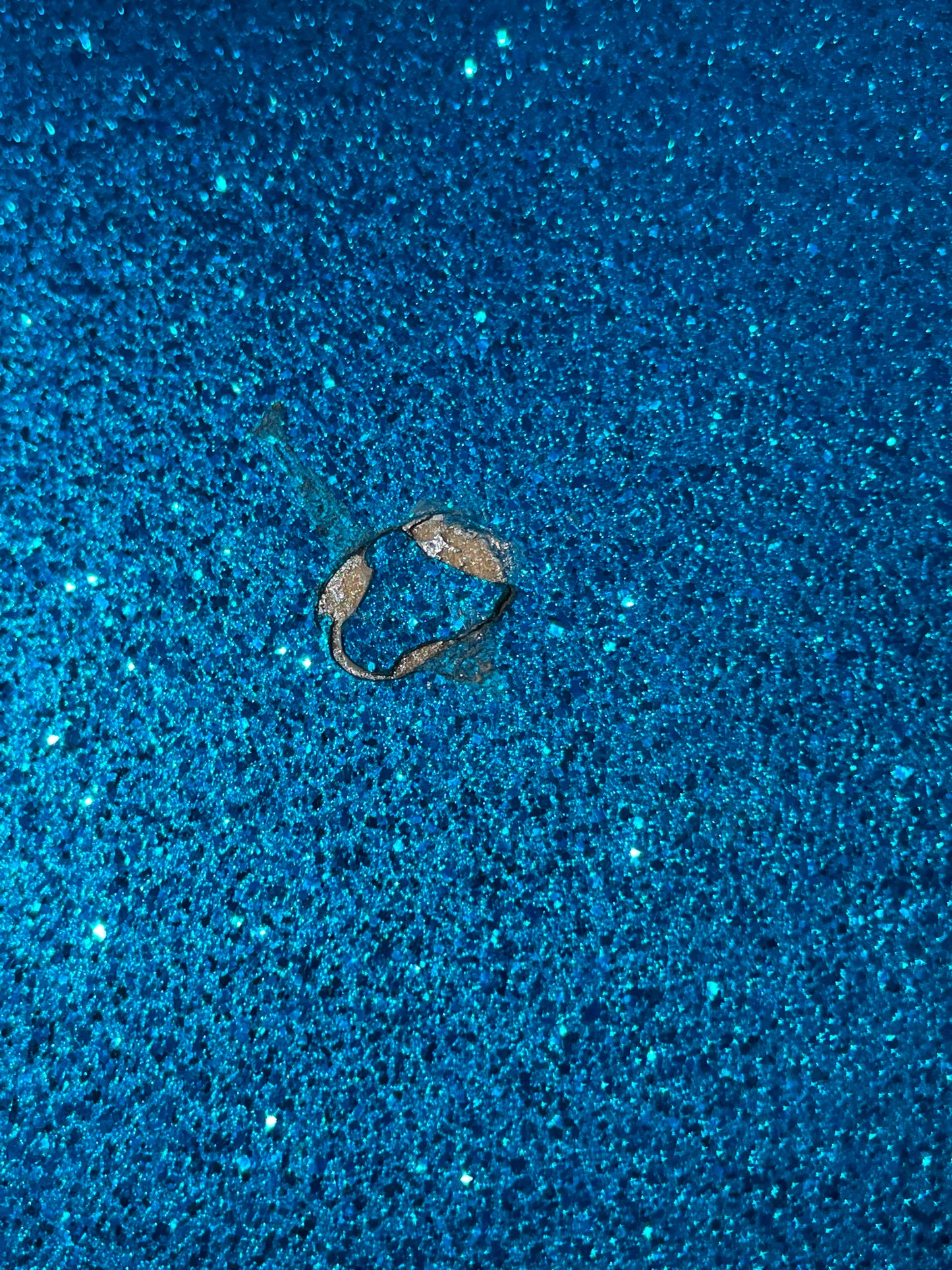 DW 18x22 Bass Drum Blue Sparkle Fade Drum Workshop