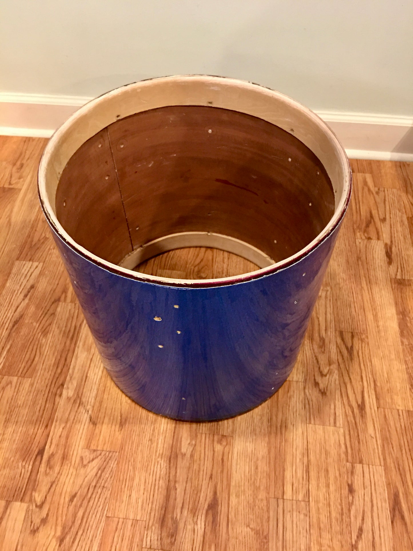 Vintage Slingerland 16x16 Radio King Floor Tom Blue Sparkle