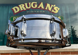 1960s Slingerland No. 130 Gene Krupa 5x14 Sound King Chrome Over Brass Snare Drum w/ Zoomatic Strainer