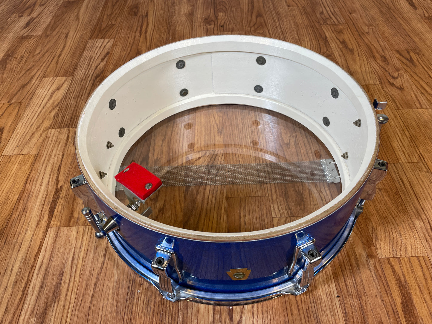 1964 Ludwig No. 983P 5pc Hollywood Outfit Drum Set Blue Sparkle 22/12/12/16/5x14 COB