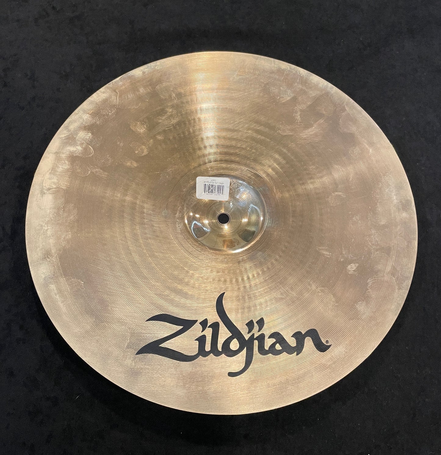 16" Zildjian A Custom Fast Crash Signed By Vinnie Colaiuta 990g A20532