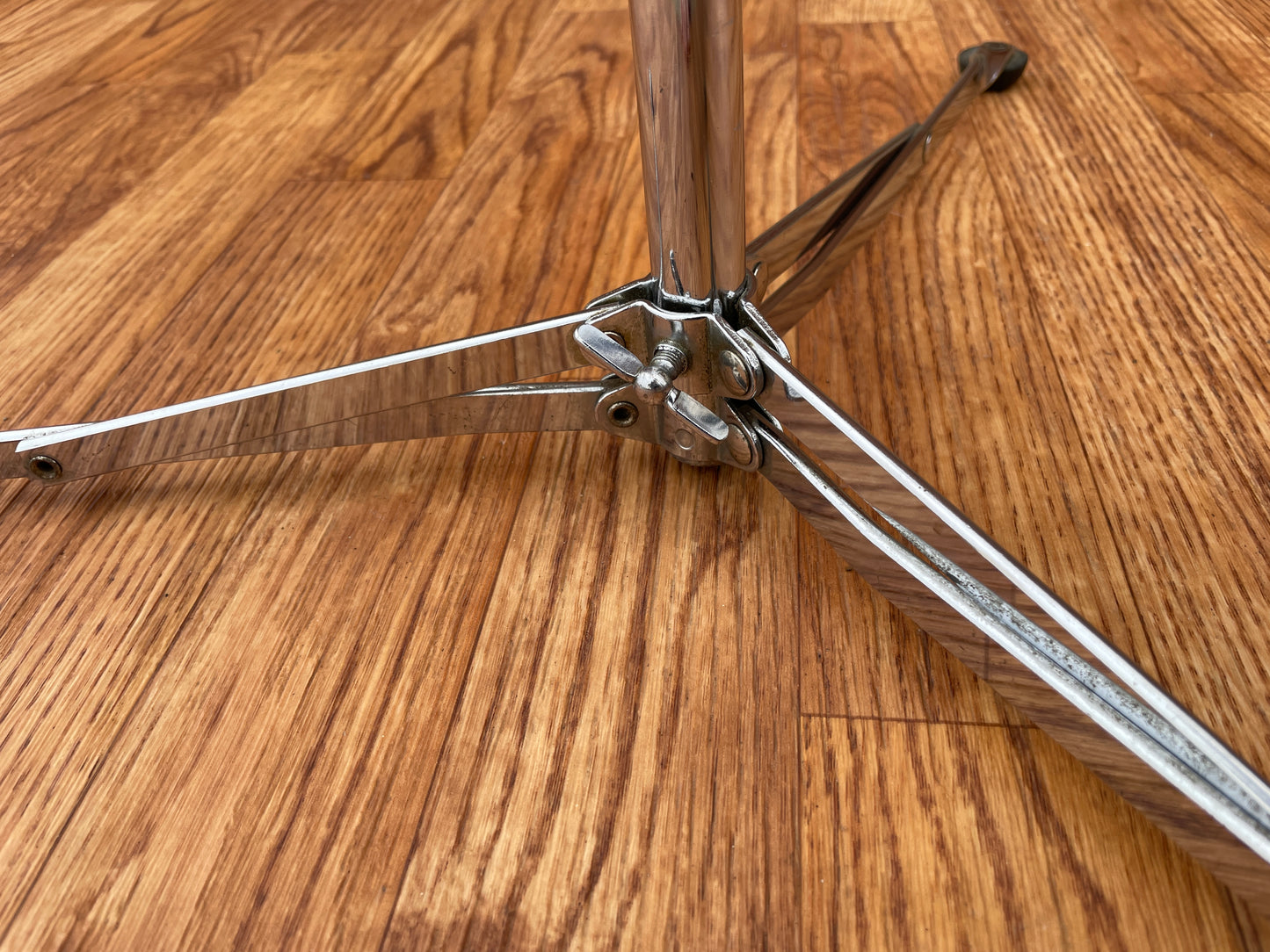 1950s WFL Ludwig Flat Base Cymbal Stand Chrome