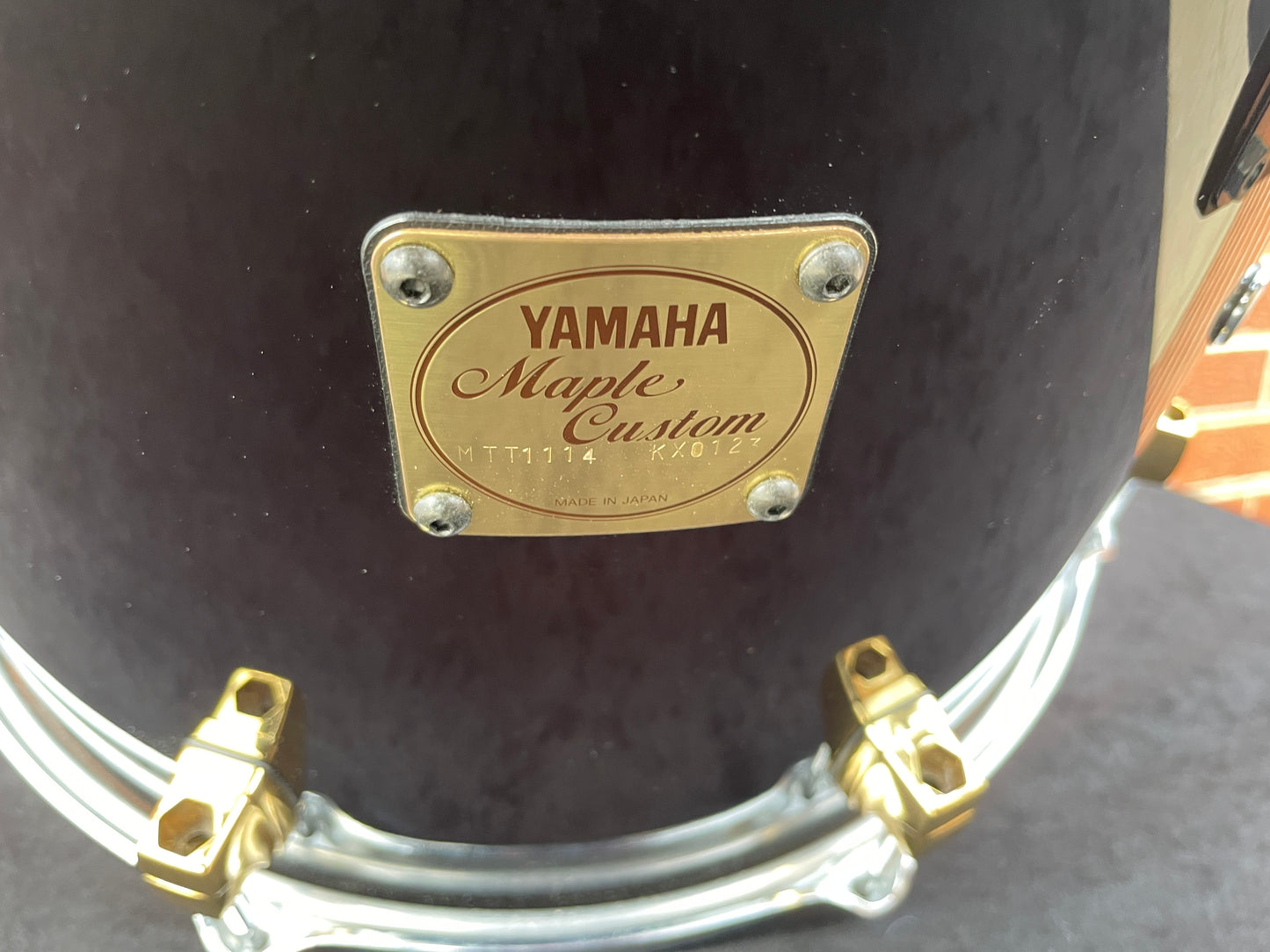 Yamaha 12x14 Maple Custom Hanging Floor Tom Drum Solid Black