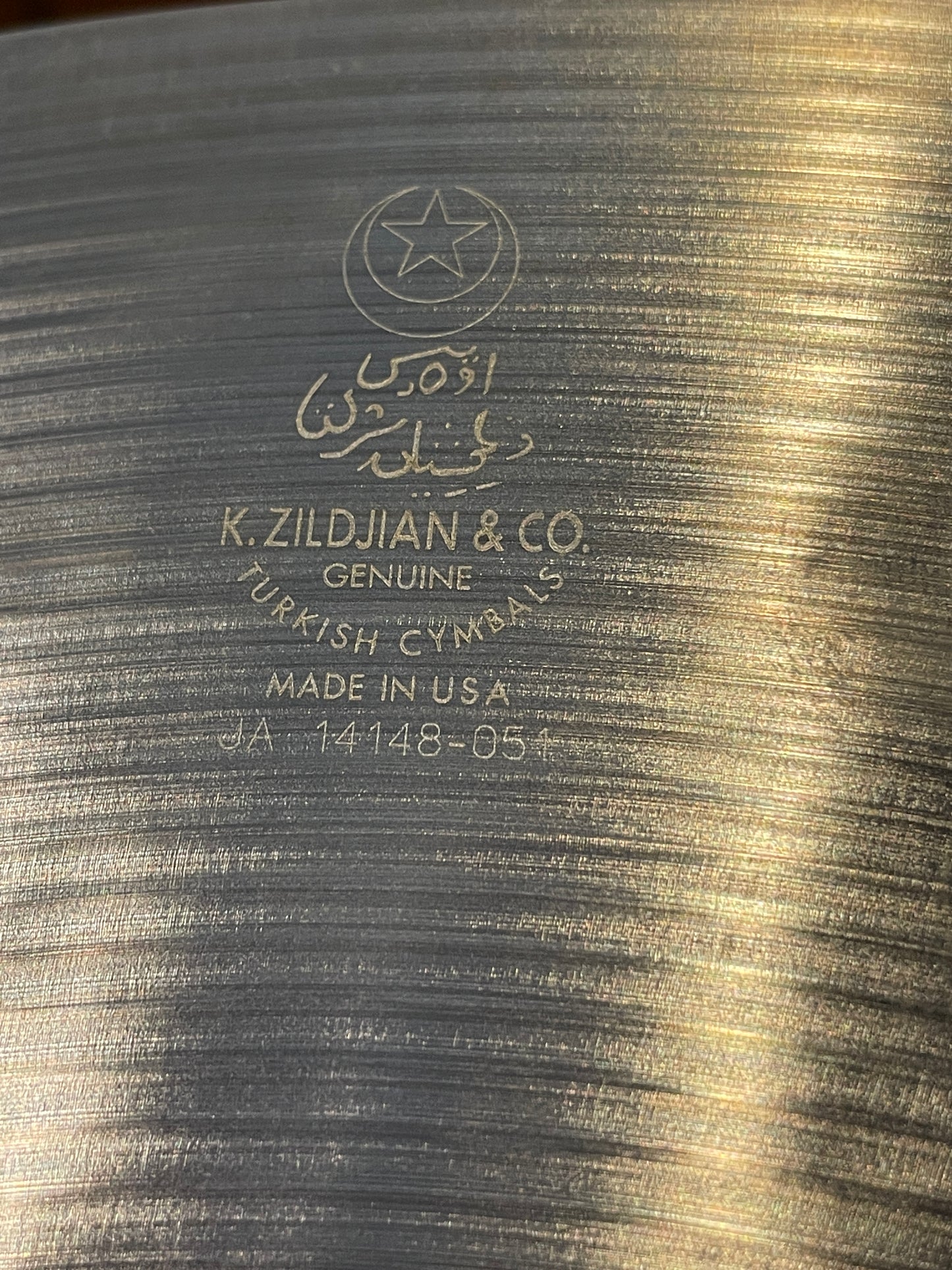 16" Zildjian K Dark Crash Medium Thin Cymbal 1234g
