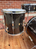 1964 Ludwig Club Date Drum Set Black Galaxy 20/12/14/5x14