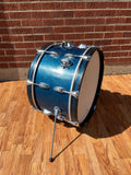 1956-59 Slingerland 2-N Jobbing Outfit Drum Set Blue Sparkle 20/12