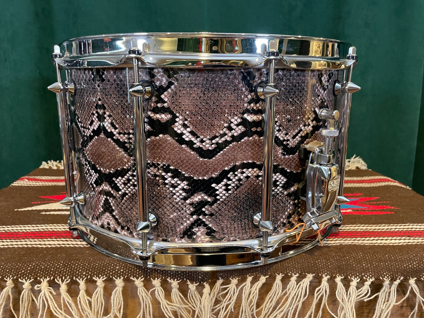 Pearl Vinnie Paul Signature Model 8x14 VP1480 Snare Drum Snakeskin