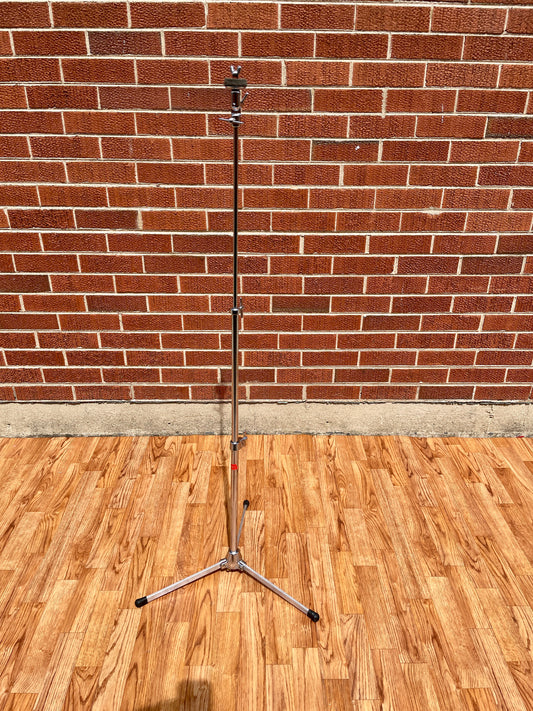 1970s Slingerland 33F Flush Base Straight Cymbal Stand Red Label Flat Base