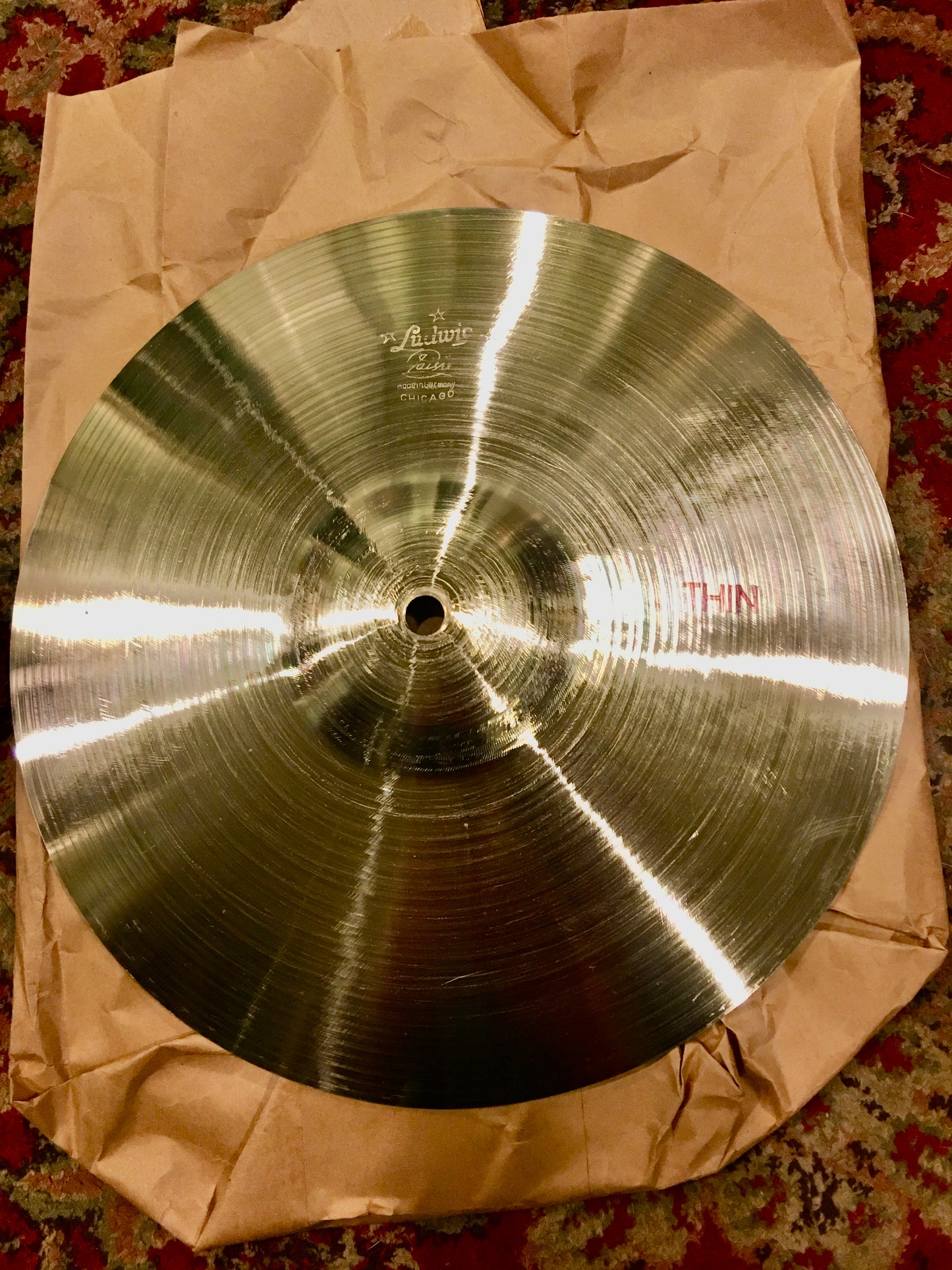 10" Vintage N.O.S. Paiste Ludwig Splash Cymbal THIN