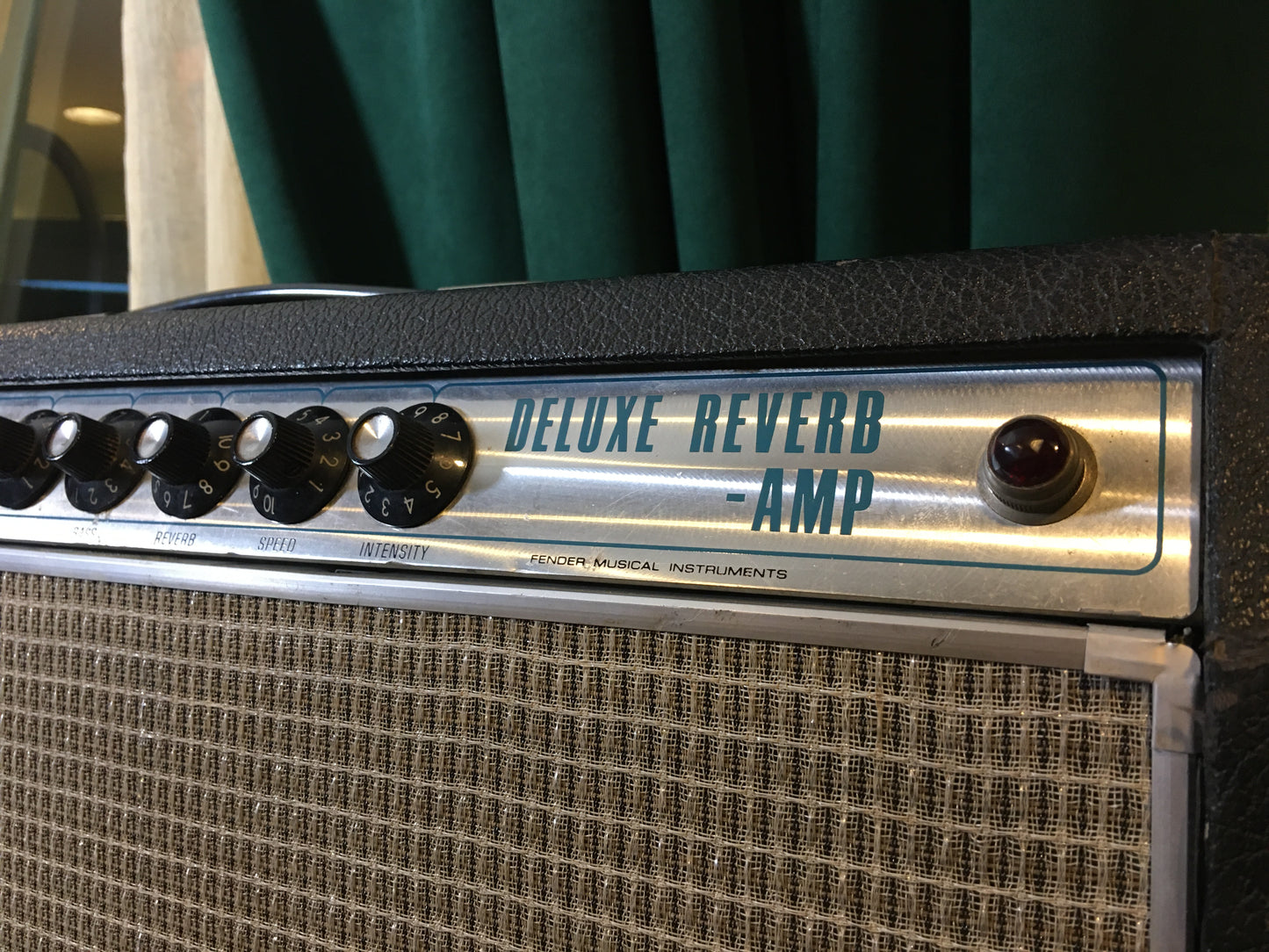 1969 Fender Deluxe Reverb Guitar Amplifier AB763