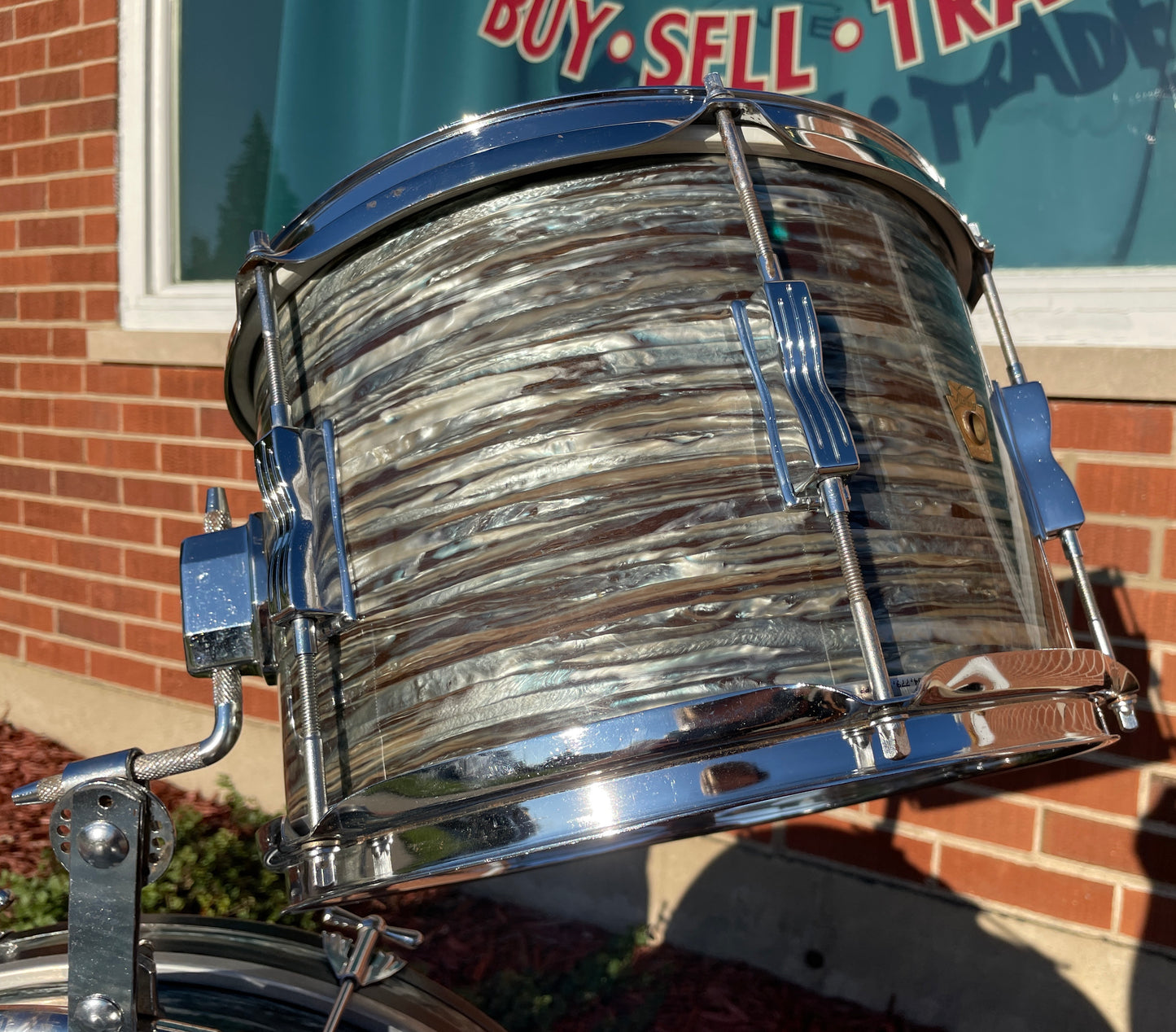 1966 Ludwig Club Date Drum Set Oyster Blue Pearl 20/12/14