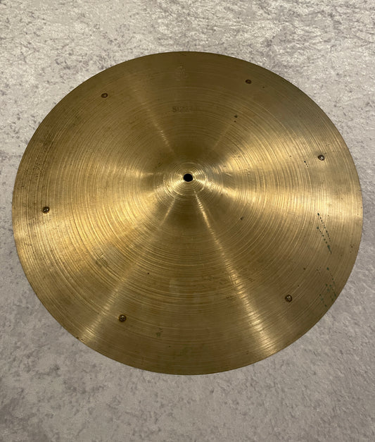20" Zildjian A 1960s Crash Ride Cymbal w/ Factory Rivets 1599g #795