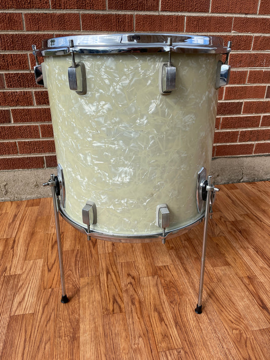 Trixon 16x16 Floor Tom Drum White Marine Pearl