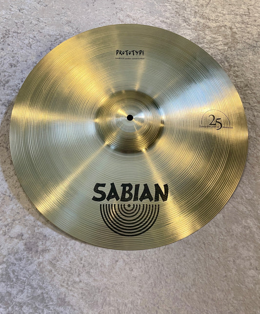 20" Sabian Prototype Ride Cymbal 25 Years of Innovation 25th Anniversary Signed Bob Zildjian Mark Love 2126g