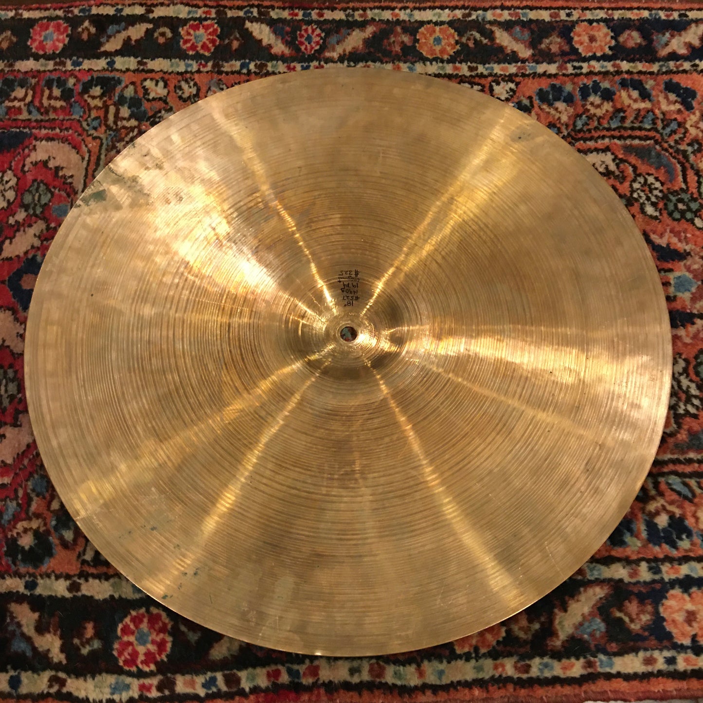 18" Paiste 1974 2002 Crash Cymbal 1490g #527