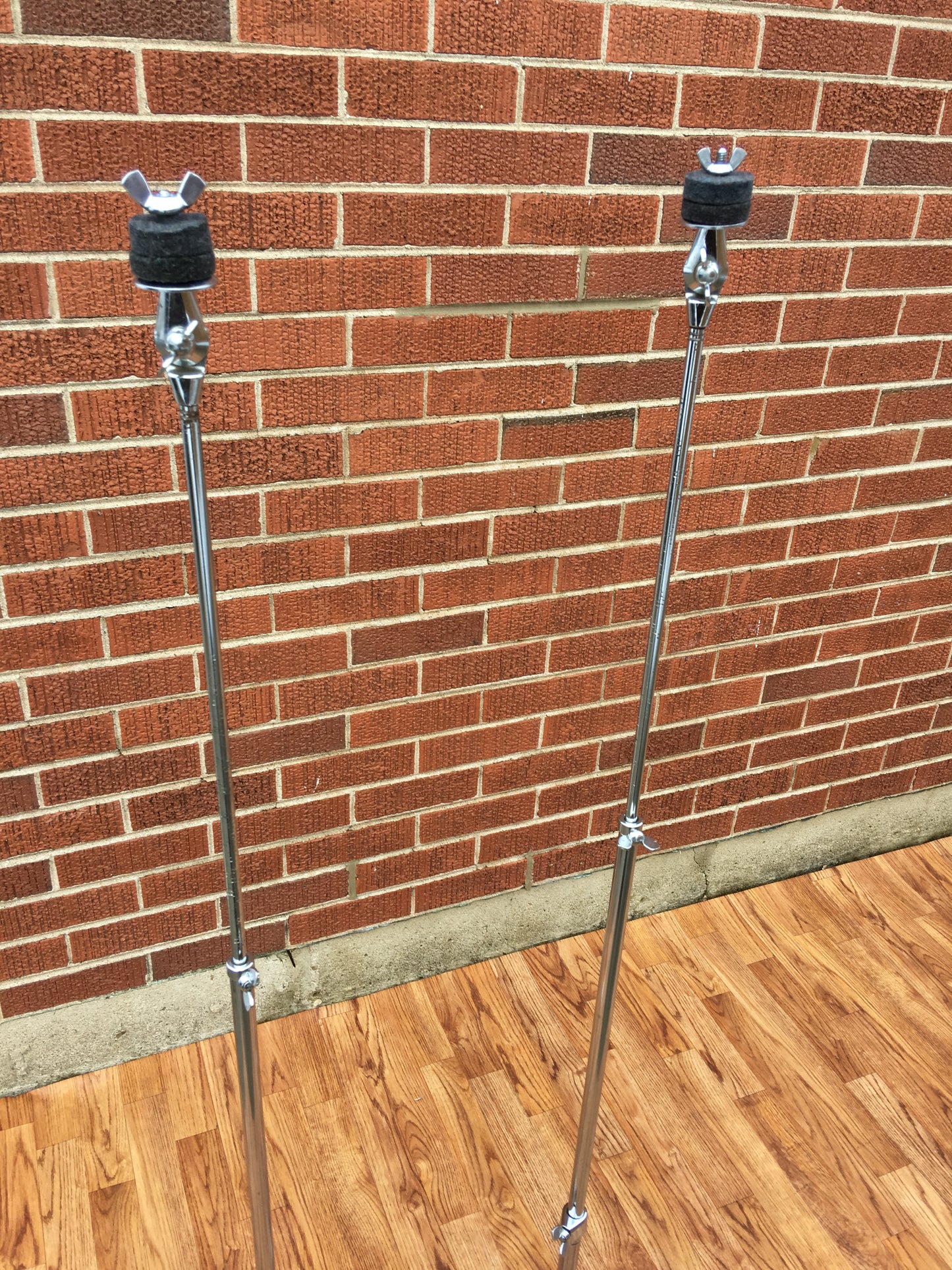 1960s Ludwig 1400 Flat Base Straight Cymbal Stand Pair (2 pcs.)