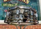 N.O.S. Tama 5x14 Kenny Aronoff KA145 Engraved Trackmaster Signature Brass Black Beauty Snare Drum
