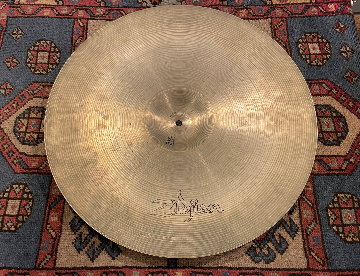 21" Zildjian A 1970s Ride Cymbal 3198g #398 *Video Demo*