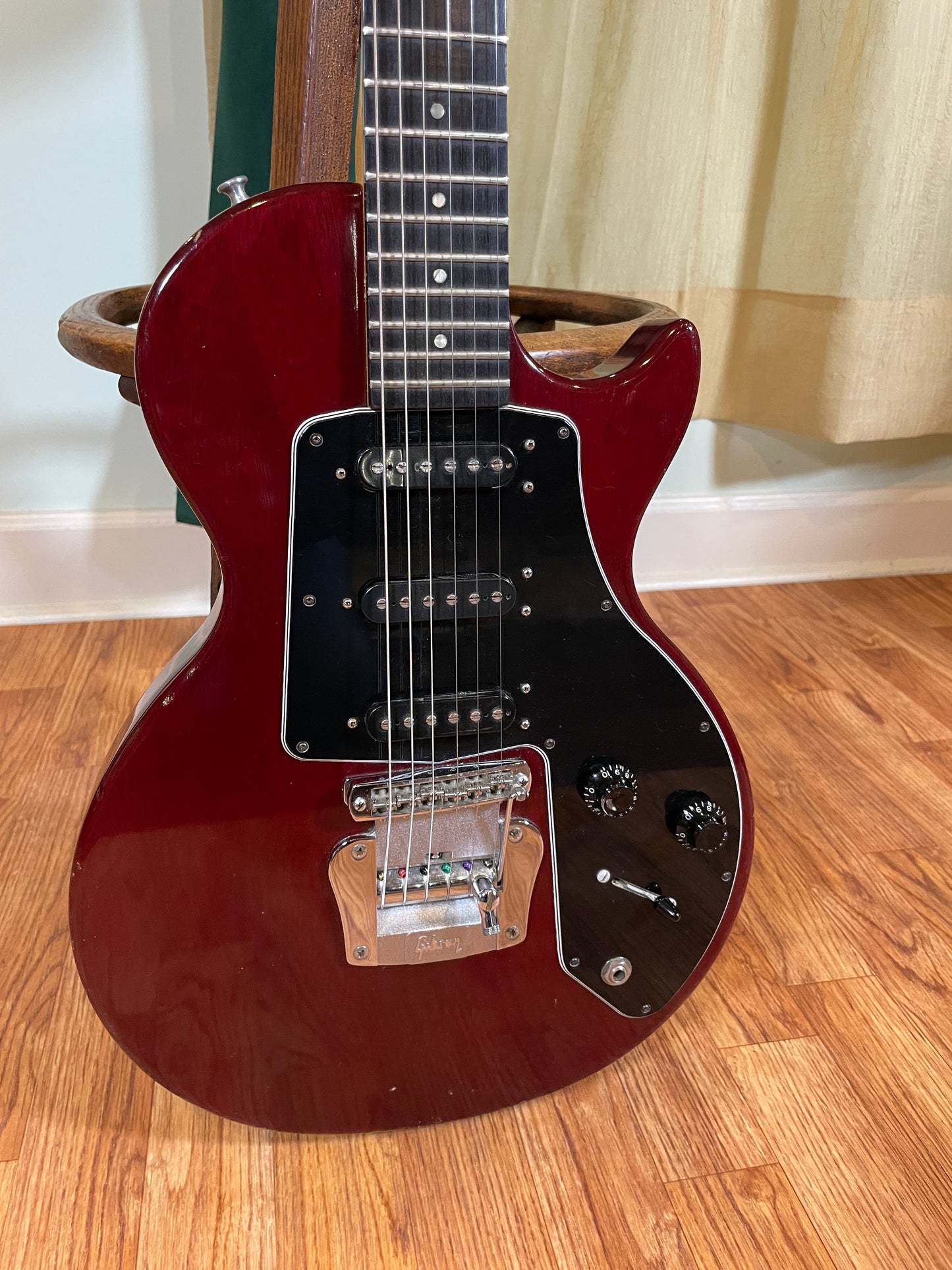 1984 Gibson Challenger III Electric Guitar Wine Red Burgundy Corvus