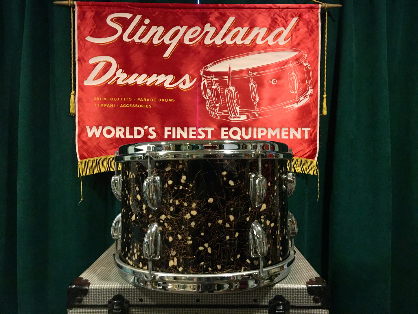 1965 Slingerland 8x12 Capri Pearl Tom Drum #1
