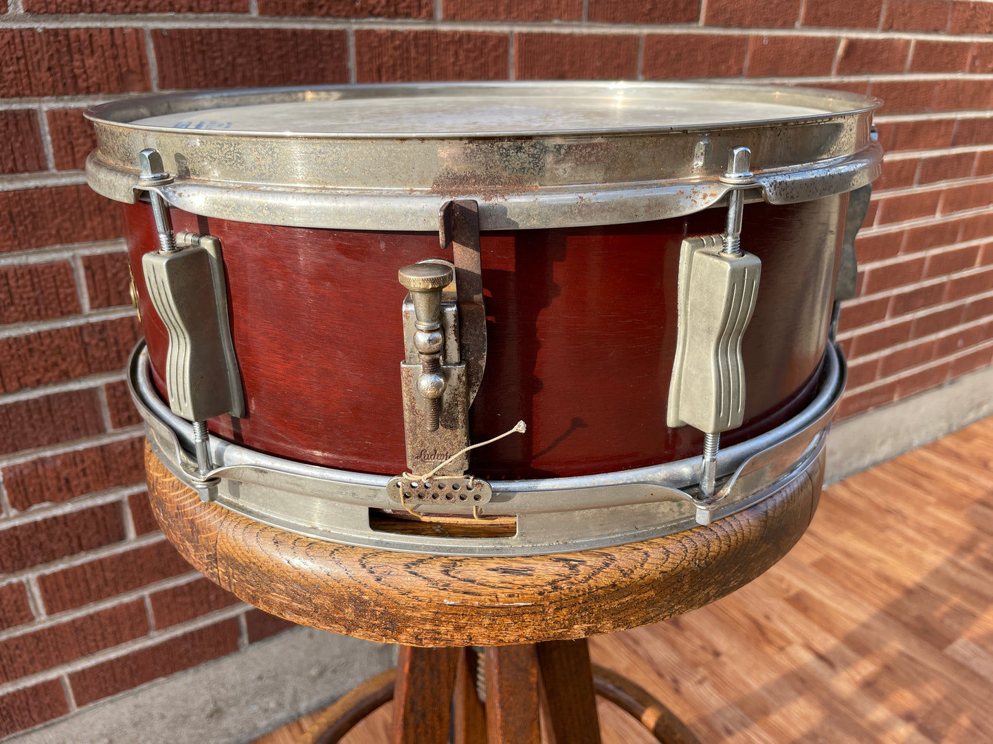 1967 Ludwig 5x14 Pioneer Snare Drum Mahogany