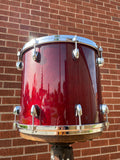 2003 Yamaha 13x15 Maple Custom Absolute Tom Drum Cherry Wood Lacquer