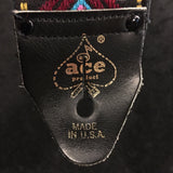 Vintage Ace Purple/Blue Diamond Guitar Strap Hippie Bobby Lee Style
