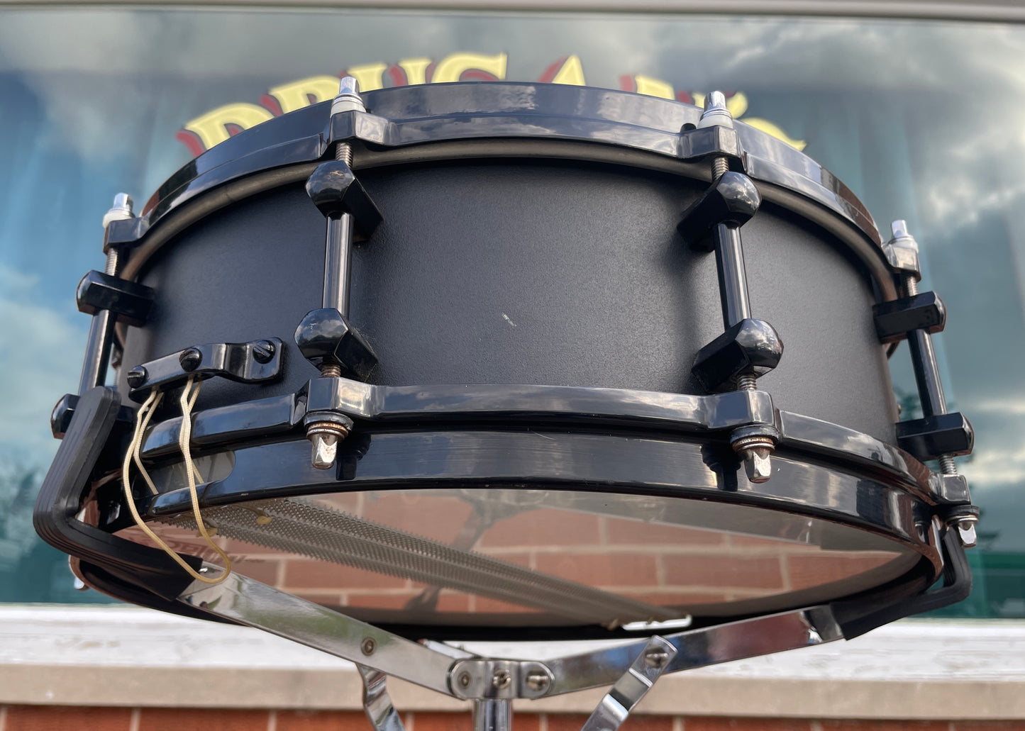 Noble & Cooley 4.75x14 Alloy Classic Snare Drum Black