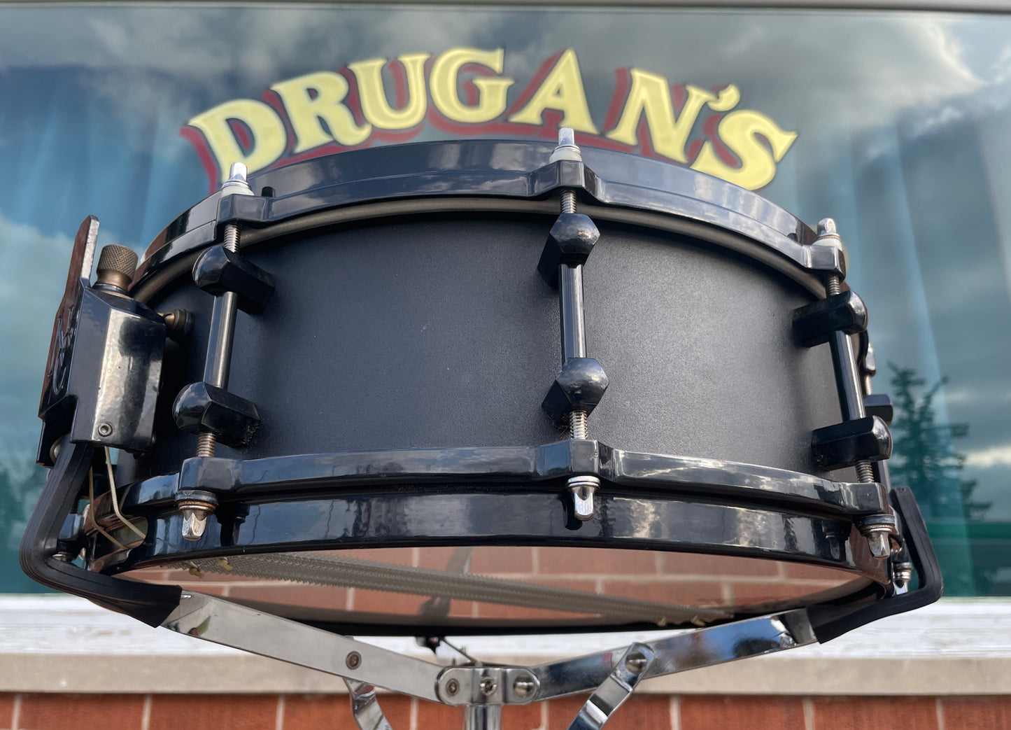 Noble & Cooley 4.75x14 Alloy Classic Snare Drum Black